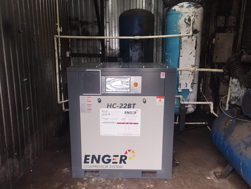 Винтовой компрессор "Enger" HC-22BT 10 для ИП Татаринцев