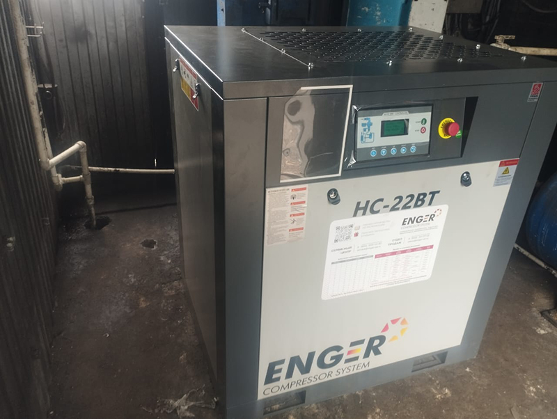 Винтовой компрессор "Enger" HC-22BT 10 для ИП Татаринцев