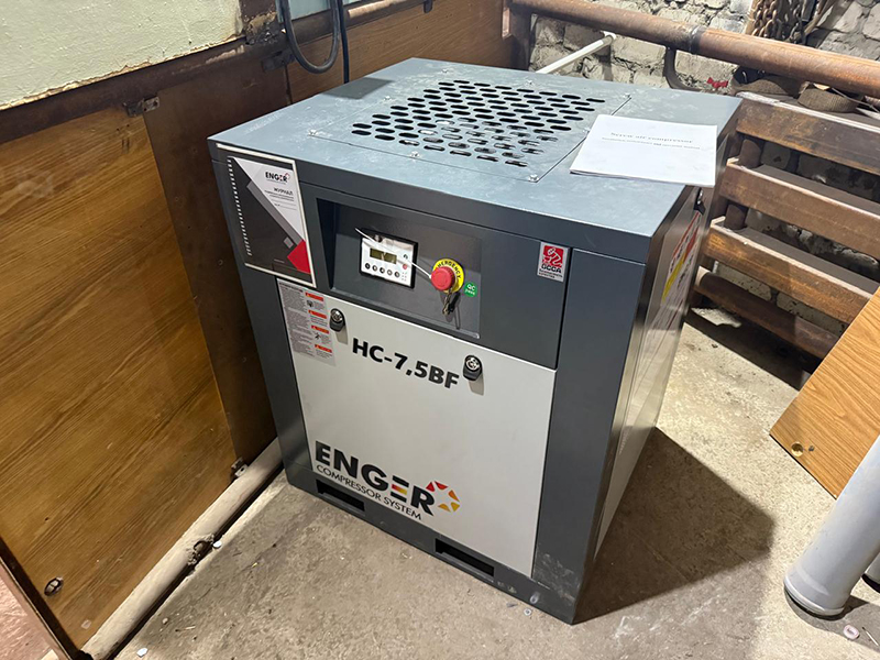 Винтовой компрессор "Enger" HC-7,5BF для ООО "Элитавто"
