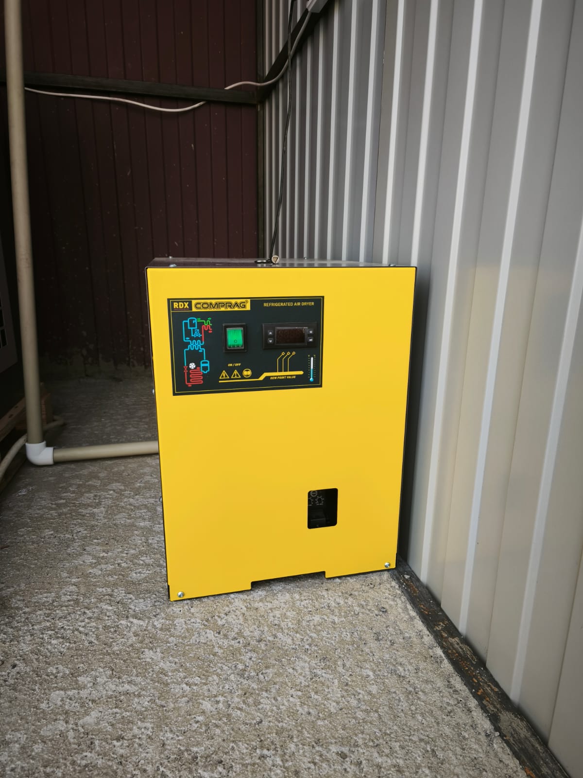 Винтовой компрессор "Enger" HC-11BT 10 для ООО "КРЕДО-ЮГ"