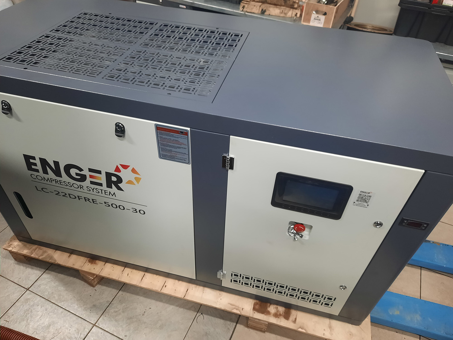 Винтовой компрессор "Enger" LC-22DFRE-500 30 для ООО "СТК"