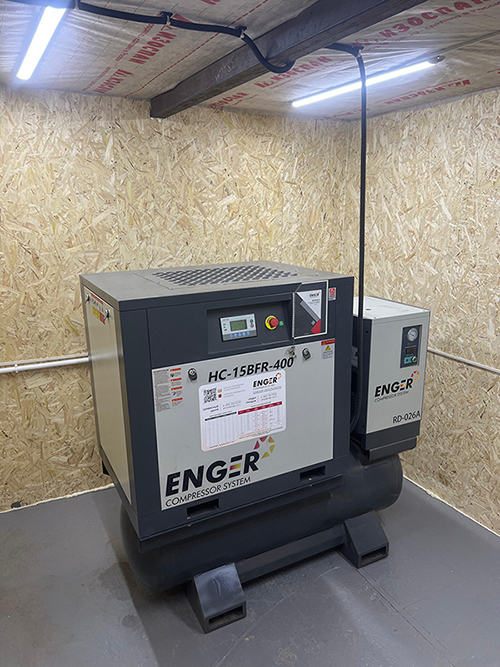 Винтовой компрессор "Enger" HC-15BFR-400 10 для ООО "Союз"