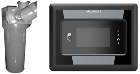 сепаратор воды и система управления в безмасляном компрессоре Enger LUF